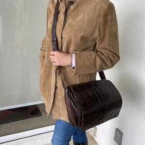 Donna Karan women alligator purse